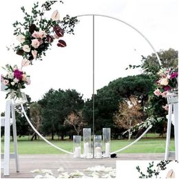 Party Decoration 1.8M Balloon Ring Large Big Arch Circle Stand Holder Garland Background Flower Round Frame Drop Delivery Home Garde Dhgf2