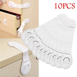 Baby Locks Latches 10pcs Child Safety Cabinet Proof Security Protector Drawer Door Plastic Protection Kids 230111