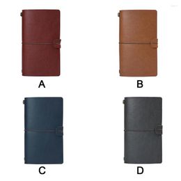 Classic Leather Notebook A6 Vintage Style Diary Planner With Rope PVC Bag School Office Supplies Book Outdoor Travel