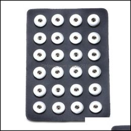 Other 12Mm 18Mm Snap Button Bead Holder Tray Jewellery Display Strand Package Colorf Pu Leather Storage Noosa Sh004 Drop Delivery Packa Dhejq