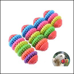 Other Dog Supplies Molar Stick Teeth Sliding Anti Biting Gear Colorf Rotary Ring Tpr Pet Toys 1195 V2 Drop Delivery Home Garden Dhjl6