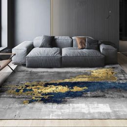 Carpet Modern Living Room Decoration Luxury Large Area s Nonslip Rugs for Bedroom Washable Floor Mat Office Lounge Rug 230113