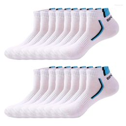 Men's Socks 8 Pairs/lot Men Mesh Breathable Short Casual Summer Cotton Sports Absorb Sweat Ankle