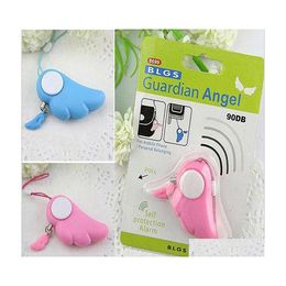 Other Home Garden Wings Lady Defensive Electronic Alarm Safe Stable Mini Portable Keychain Panic Anti Attack Self Defence Drop Deli Dhmik