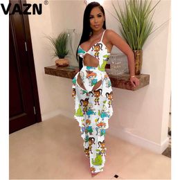Two Piece Dress Casual Women Robe Sexy Tracksuit Female Summer Matching Sets Sleeveless Party Beach Floral Print Sleeveless Sets T230113