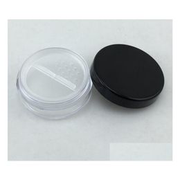 Packing Bottles New 100Pcs/Lot 20G Cosmetic Jars With Powder Sifter And Lid Mesh Puff Empty Box Jar Containers Makeup Sn2175 Drop De Dhoqv
