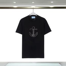 summer New Mens Designer luxury T Shirts womens anchor print t shirt cotton t-shirt casual tshirt tops tee