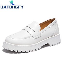 Dress Matching Shoes And Bags Leather Spring Autumn Women's Loafers Shoes Female British Women Evening Shoe