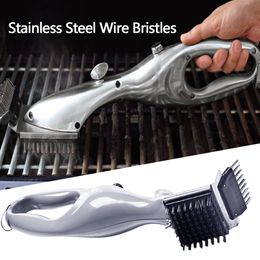 BBQ Tools Accessories Barbecue Grill Cleaning Brush Portable Steam or Gas Cleaner Kitchen 230113