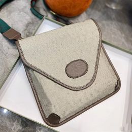 Men's Shoulder Bag Designer Messenger Bags Genuine Leather Brown Handbag Postman Bag Luxury Printing Handbags
