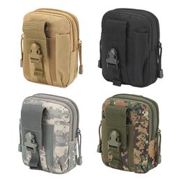 Bags Outdoor Tactical Pouch Molle Hunting Belt Waist Bag Military Pack Sports Running Pouches Phone Case BagsPocket