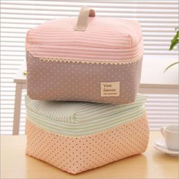 Cosmetic Bags Large Capacity Korean Cute Small Bag Canvas Portable Storage Travel Version Of The Student & Cases