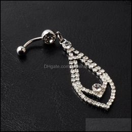 Navel Bell Button Rings 1 Colour Nice Style Belly Ring Clear As Imaged Waterroop Piercing Body Jewlery Jewellery Drop Delivery Dhowd