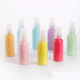 Packing Bottles 50Ml Spray Bottle Per Plastic Easy To Carry Containers Colorf Aroon Colours For Travel Drop Delivery Office School Bu Dhila