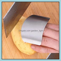 Other Kitchen Tools Finger Protector Guard Anti Cut Stainless Steel Must To Have Drop Delivery Home Garden Dining Bar Otypb