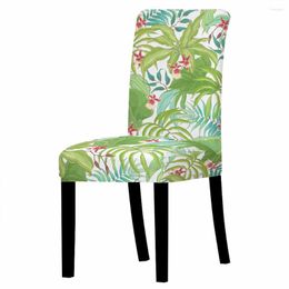 Chair Covers Leafy Flame Bird Print Home Decor Cover Removable Anti-dirty Dustproof Stretch Chairs For Bedroom Dining