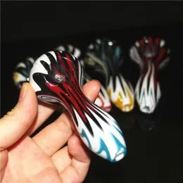 4 inch glass pipes smoking accessories bong heady glass flower smoking pipes colorful hand pipes bubbler dab rig