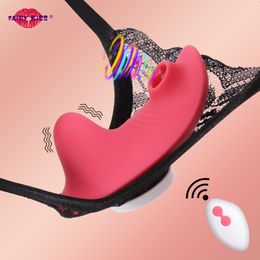 Anal Toys Mini Clitoris Sucker Female Clit Sucking Vibrator For Women Remote Control With Sexy Panties Clitoral Stimulator Adults Sex 230113