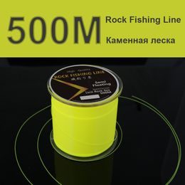 Braid Line 500m SemiFloating Rock Fishing High Quality Wear Resistant Nylon Resistance Stretchable Sea Pole Equipment for Lure 230113
