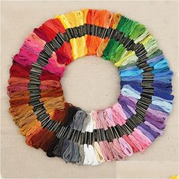 Fabric And Sewing 8.7 Yard Embroidery Thread Cross Stitch Floss Cxc Similar Dmc 447 Colours Wholesale Lz0903 Drop Delivery Home Garde Dhwux