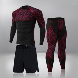 Men's Tracksuits Men Fitness Tights Long Sleeve Quick-Drying Sport Suit Training Jogging Clothes Compression Running T Shirt Pants