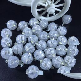 Other Event Party Supplies 1000Pcs/ Lot Round Shape Rgb Mini Led Flashing Ball Lamps White Balloon Lights For Christmas Wedding De Dhxyn