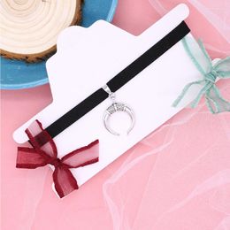 Choker Elegant Clavicle Chain For Women Jewelry Gifts Moon Pendant Necklace Accessories