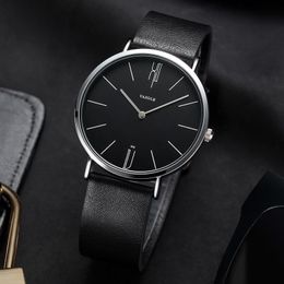 Wristwatches Watch Men Waterproof Ultra Thin Quartz Leather Fashion Simple Bussniess For Wristwatch Reloj Montre HommeWristwatches