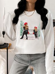 Women's Hoodies Graphic Sweatshirts Merry Christmas Women Clothing Lady Mom Mama Mother Love Print Fashion Woman Female Pullovers