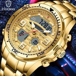 Wristwatches LIGE Men Military Watch Top Luxury Brand Big Dial Sport Watches Mens Chronograph Quartz Wristwatch Date Male Clock Reloj Hombre 230113