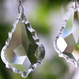Chandelier Crystal 38mm/50mm/63mm 1 Piece Clear Prism Suncatchers Parts Glass Lighting Hanging Pendants