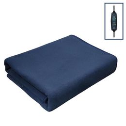Blankets Electric Blanket Usb Heating Cam Hine Washable Travel Shawl Thicken Portable Car For Sofa Bed Winter Warm Soft Drop Deliver Dhf8V