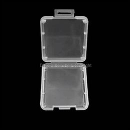 Other Home Storage Organisation Shatter Container Box Protection Case Card Memory Boxs Cf Tool Plastic Transparent Easy To Carry 1 Dh8Wy