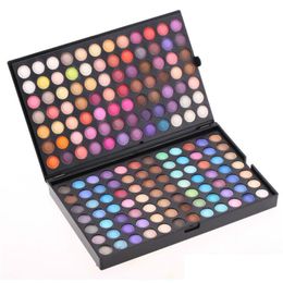 Eye Shadow Professional 252 Colours Eyeshadow Palette Makeup Set Neutral Shimmer Matte Cosmetic High Quality New Drop Delivery Health Dhecd
