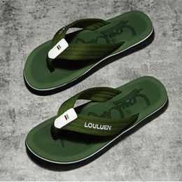 Slippers High Quality Brand Men Flip Flops Summer Beach Fashion Breathable Casual Outdoor ShoesSlippers