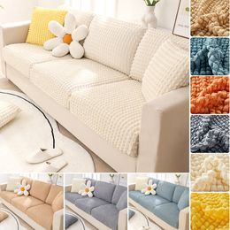 Chair Covers Elastic Sectional Sofa Seat Cushion Thick Armchair Lshape Couch Furniture Slipcovers for Living Room 230113