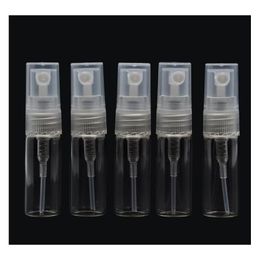 Packing Bottles 2Ml Refillable Atomizer 2Cc Mini Essential Oil Per Sample Empty Pump Spray Glass Bottle Sn1479 Drop Delivery Office Dhar6