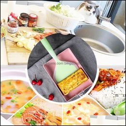 Cooking Utensils Sile Kitchen Ware Spata Beef Meat Egg Scraper Wide Pizza Tools Shovel Nonstick Spatas Rre13601 Drop Delivery Home G Otc2E