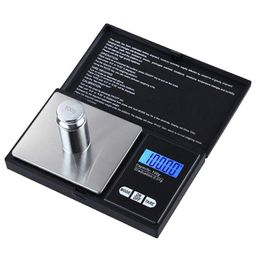 Weighing Scales Mini Pocket Digital Scale Sier Coin Gold Diamond Jewellery Weigh Nce Measurement 500G/0.01G Drop Delivery Office Schoo Dh1Q8