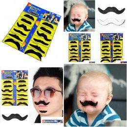 Other Festive Party Supplies Fake Mustache Halloween Decorations Cosplay Costume Novelty Funny Beard Handlebar Mustaches Moustache Dh9Io