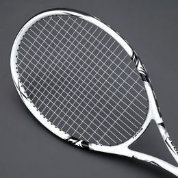 Tennis Rackets High Quality Ultra Light Aluminium Alloy Carbon Racket For Adult Professional Training Racquets String Bag Men Women Padel 230113
