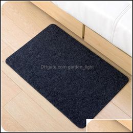 Bath Mats Mti Functional Home Bathroom Bedroom Antislip Mat Indoor/Outdoor Solid Doormat Printed Corridor Floor Welcome Rug Carpet D Dhprq