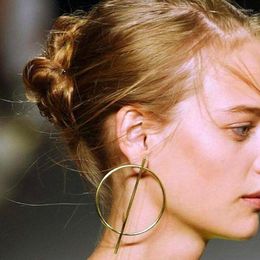 Anklets Luxury Crystal Star Drop Earrings For Women Elegant Heart Geometry Hollow Metal Earring Female Wedding Jewellery