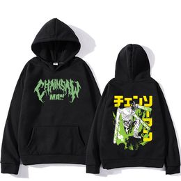 Mens Hoodies Sweatshirts Chainsaw Man Japanese Style Anime Long Sleeve Autumn MenWomen Manga Benji Cartoon Pullovers Casual Hoodie 230113