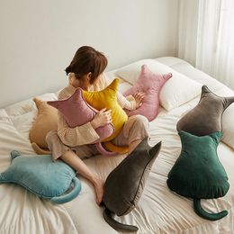 Pillow Nordic Kitten Soft Dutch Velvet Living Room 7d PP Cotton Filling Sofa Home Decor