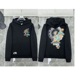 Fashion Luxury Men's Jackets Designer Zipper Sweatshirts Heart Horseshoe Cross Print Brand Ch Hoodies Women Chromes Coat Casual Pullover Loose Sweater Jacketm914