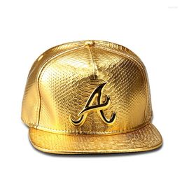 Ball Caps Leather Letter Baseball Cap Metal Good Quality Snapback Hats Bling Belt Buckle Rap Hip Hop Men Women Casual Straight 2023