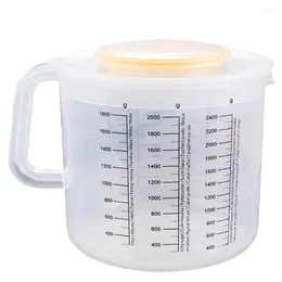 Bowls Cup Measuring Plasticpitcher Jug Scale Water Batter Dispenser Cups Mixing Baking Beaker Liquid Drinking Tea Mug Coffee Glasswith