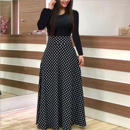 Party Dresses Spring Summer Office Lady Long Dress Indie Folk Maxi Printed Muslim Women Casual Islamic Clothing 11