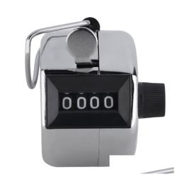 Counters Tally Counter Hand Held Golf Stroke Lap Inventory Count Metal Wholesale New Arrival 100Pcs/Lots Drop Delivery Office School Dhd4P